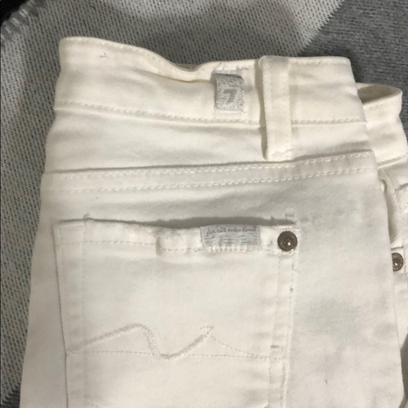 7 for all Mankin white Josephine skinny jean - Picture 3 of 4